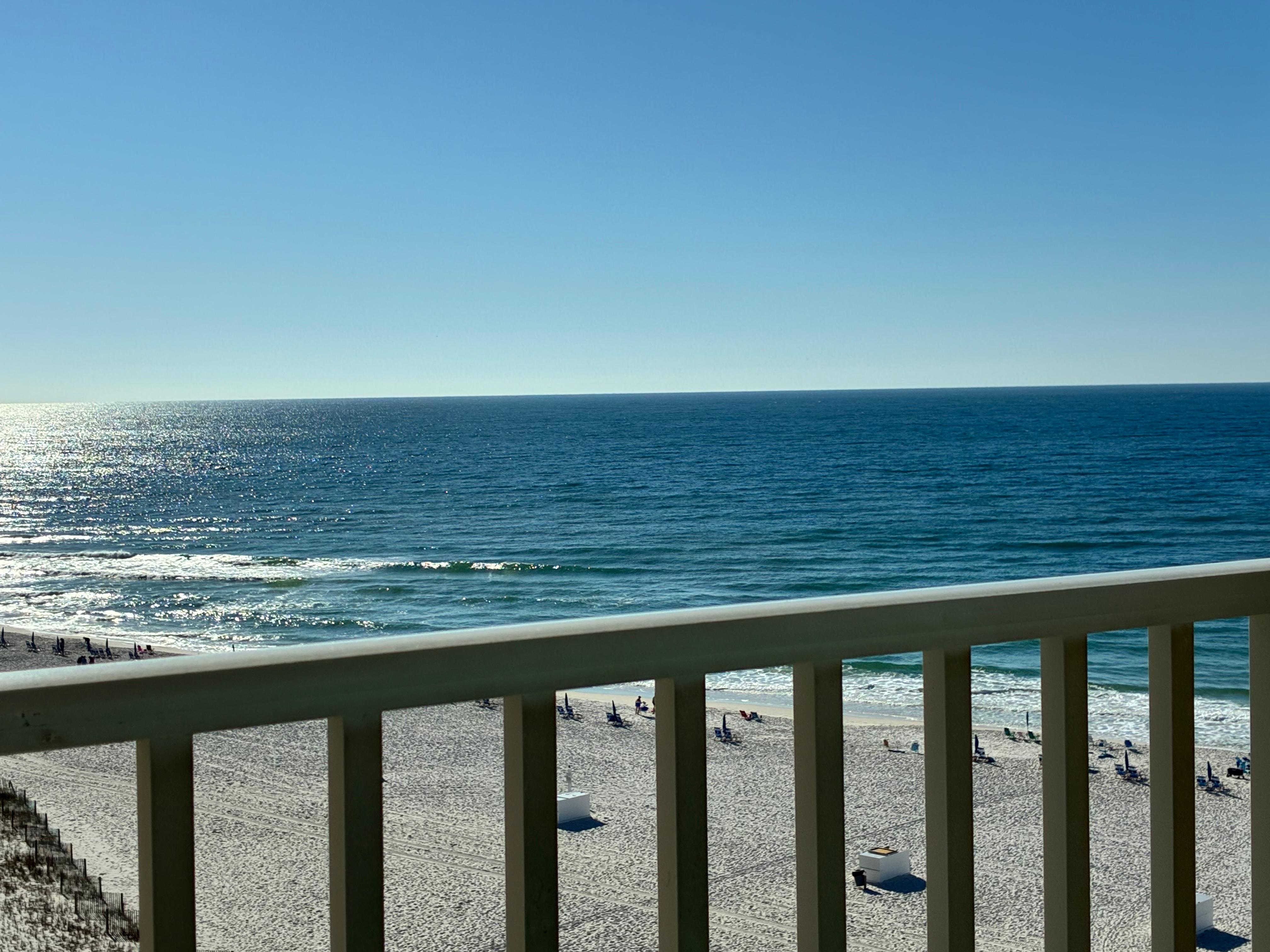 Morning coffee time view from our balcony!