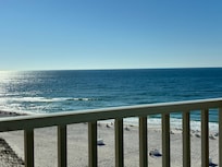 Morning coffee time view from our balcony!