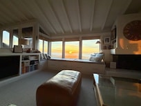 Lovely sunset from the living room