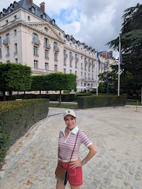 The hotel just a 10 minute walk and your inside the palace