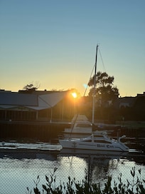 Outside the apartment