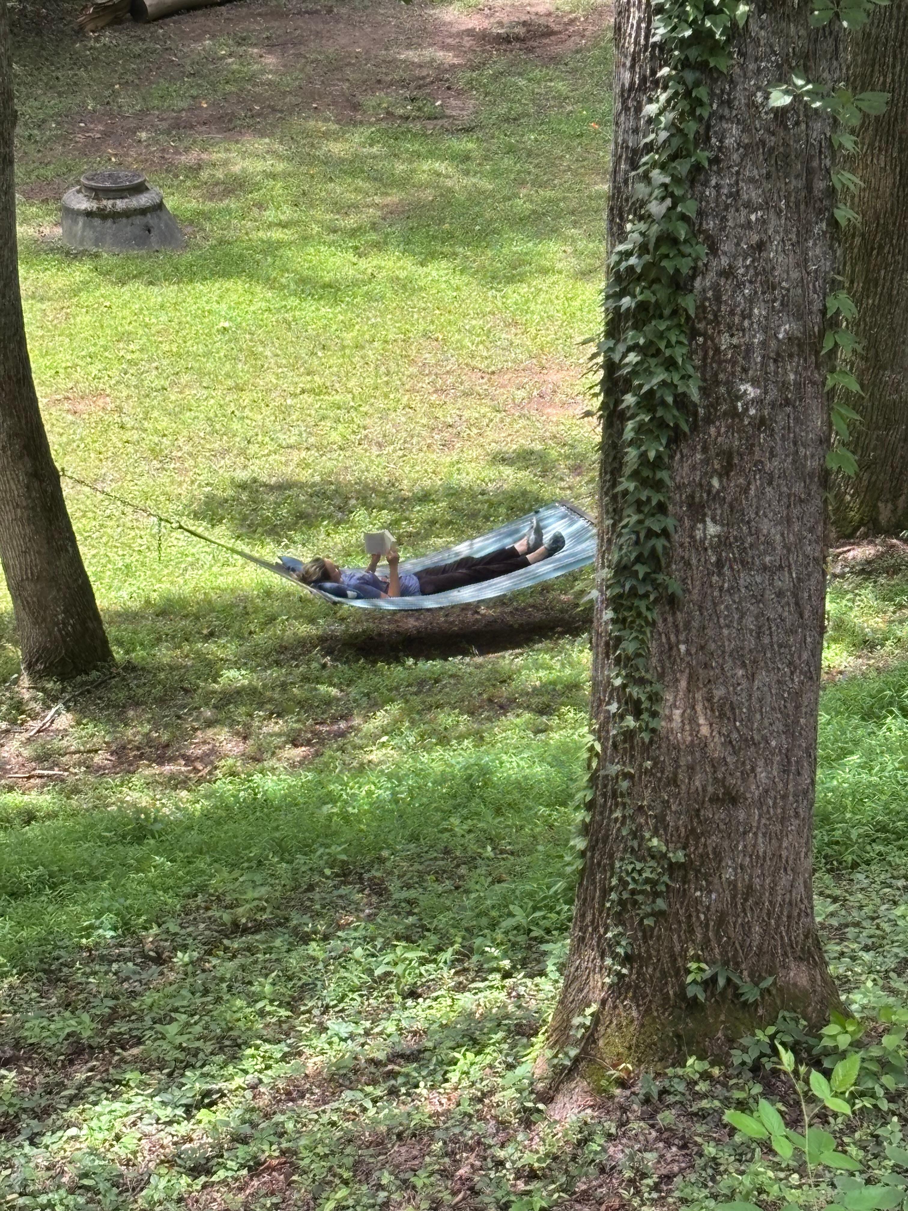 Enjoying hammock 