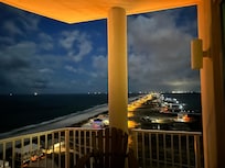 View from oceanside balcony