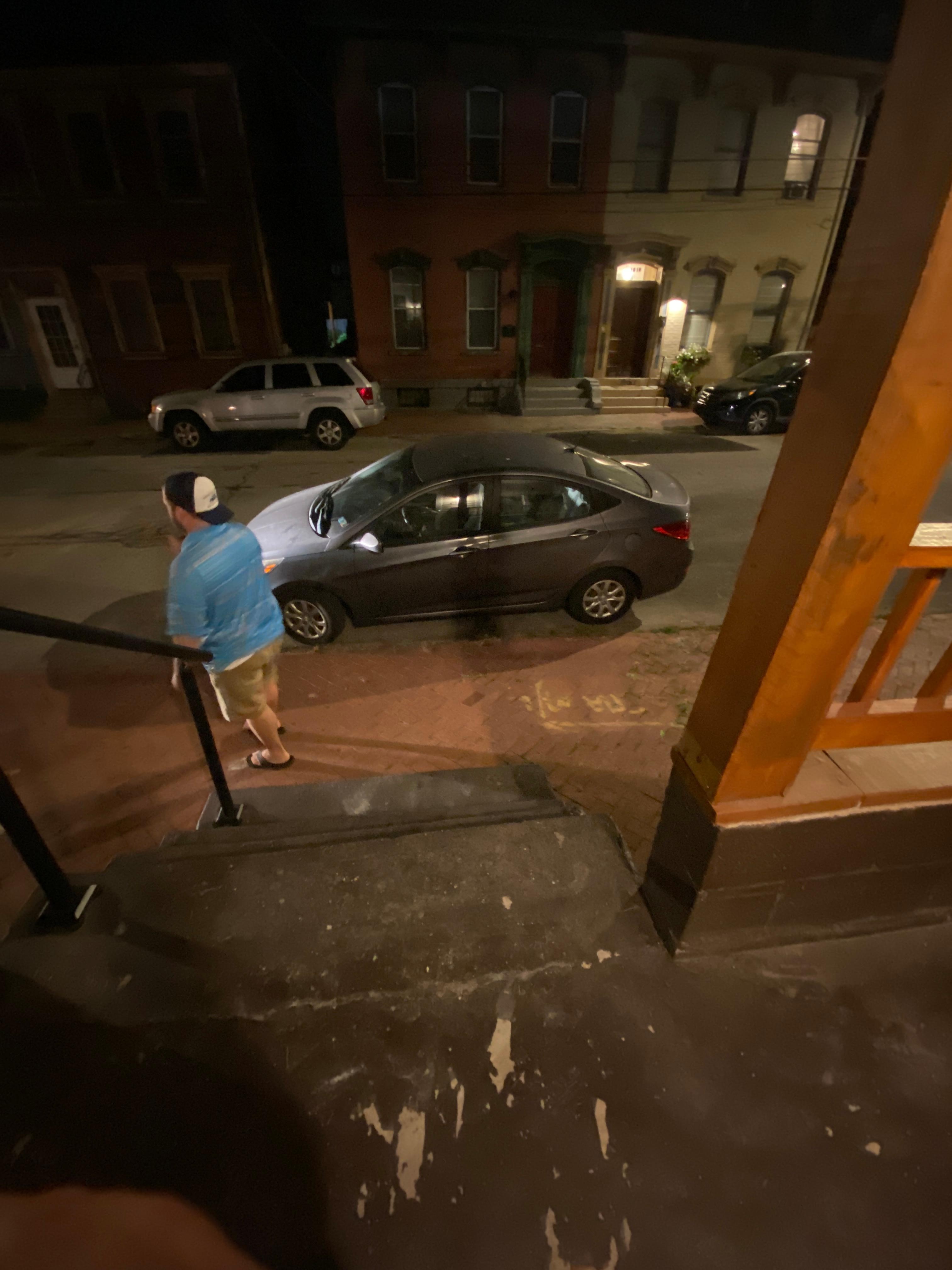 Neighbor's car parked in front of vrbo house10 pm nightly. NOT HIS house!!