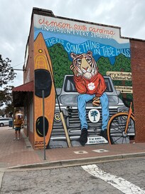 We never rented a car. We walked everywhere. Just up and down the hill to town.