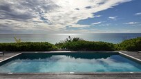 View from Villa #5 where we had a private heated pool. I think it was a salt water pool because you couldn't smell any chlorine or bromine.