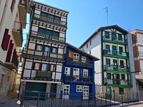Maisons d'Hondarribia (Espagne) face à Hendaye