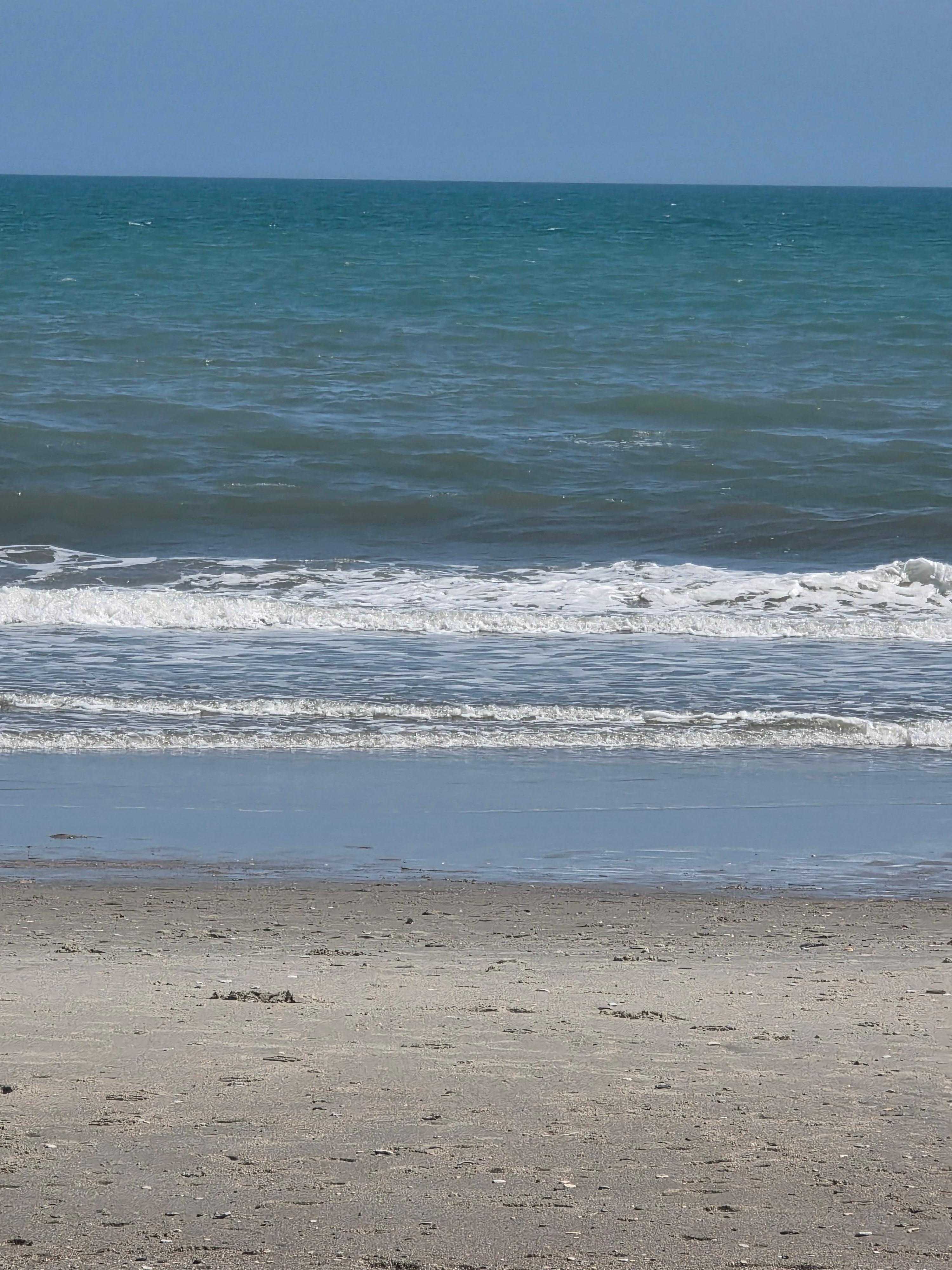 The beaches were nice and flat. There was no trash and they were well kept.