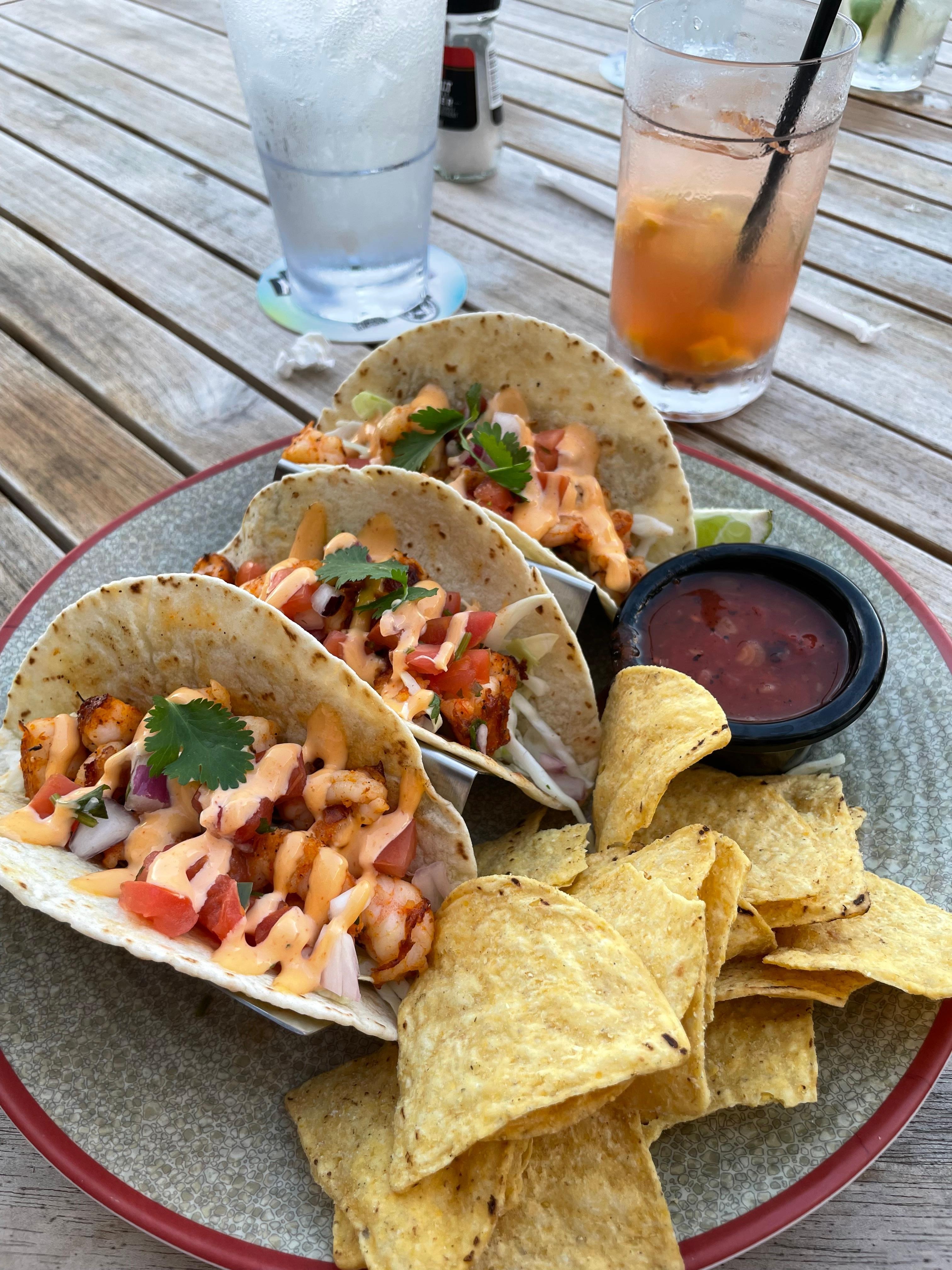 Grilled shrimp tacos