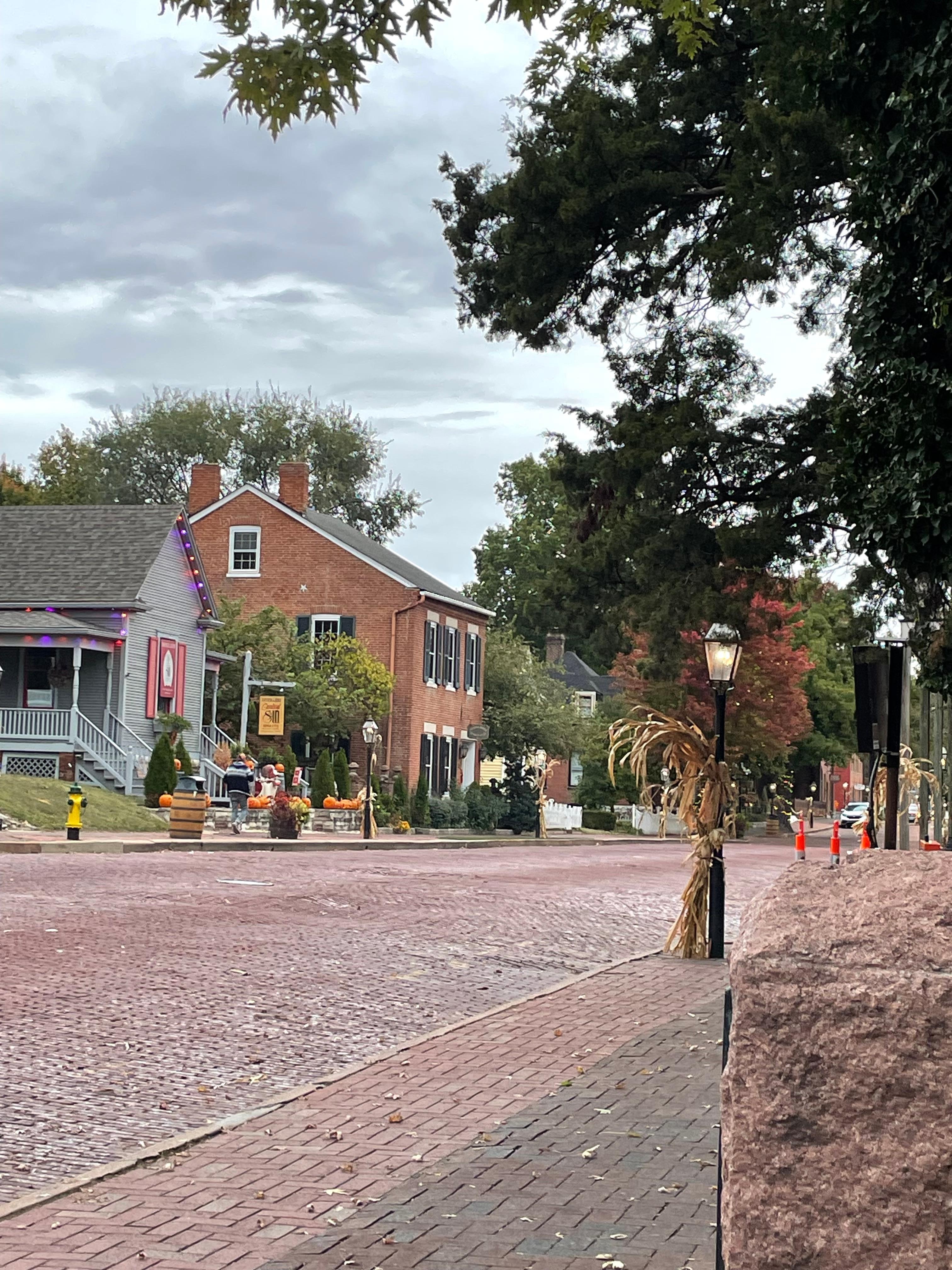 Just to the right of lodging looking down Main Street.