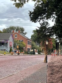 Just to the right of lodging looking down Main Street.