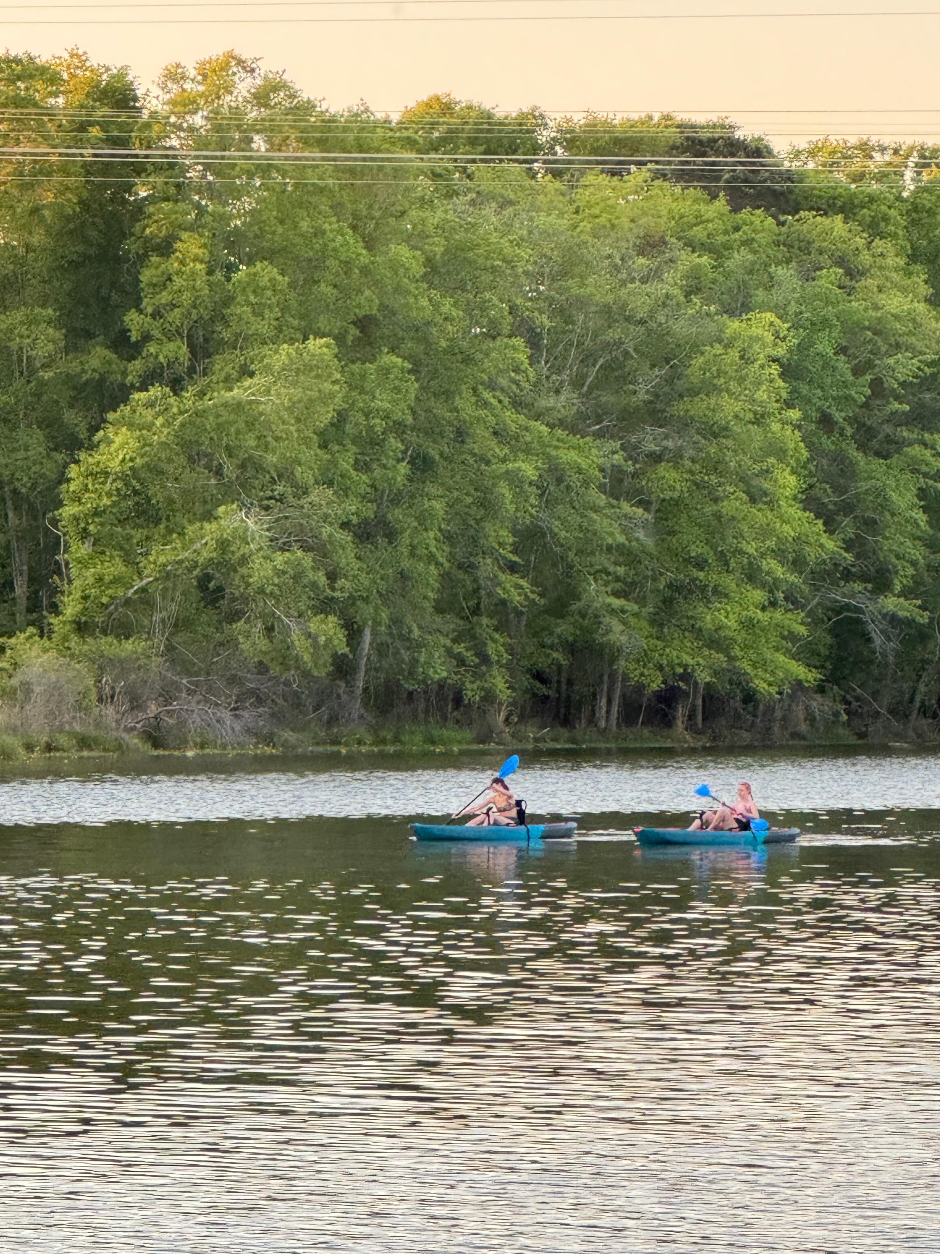 Using kayaks