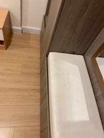 Stained seat