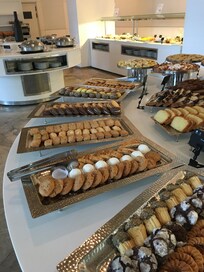 Breakfast organised well Good variety.