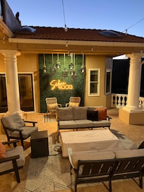 The back patio