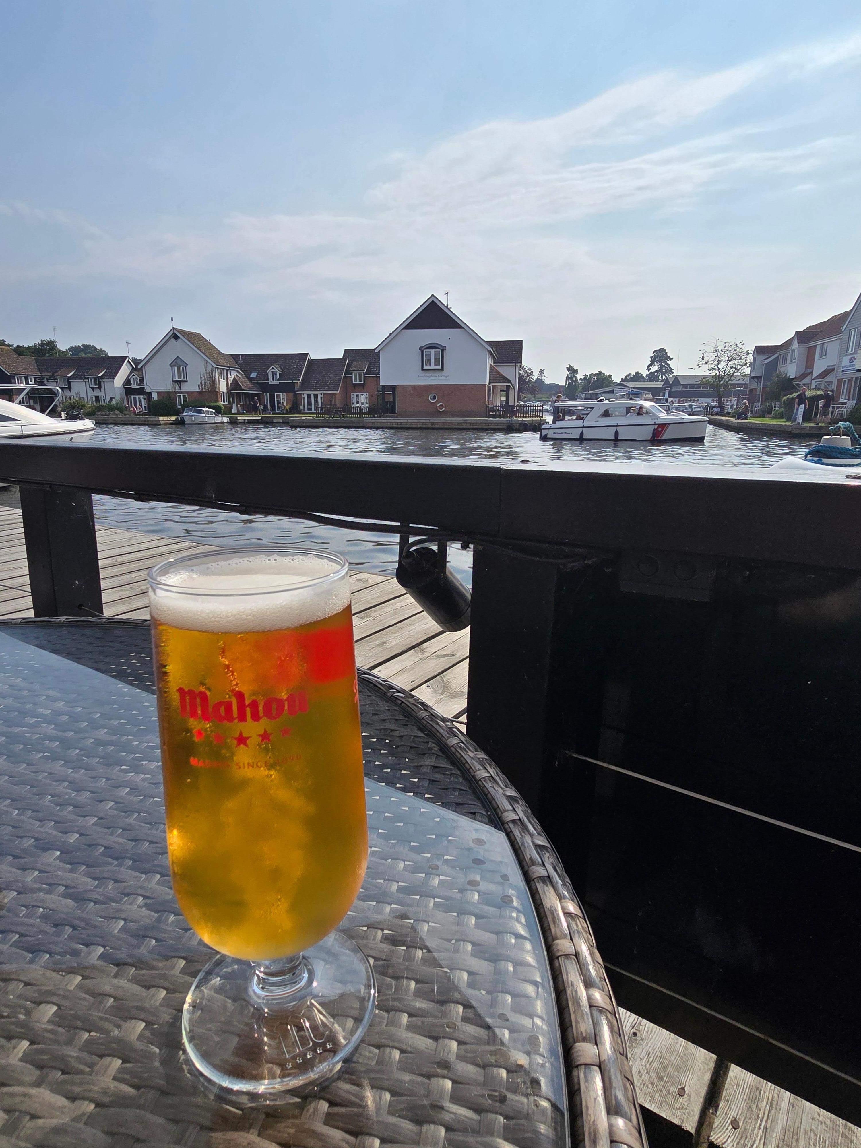A drink by the river
