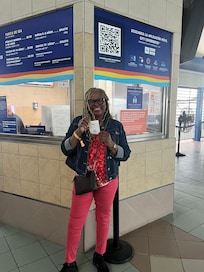 Taking the water taxi back to old Puerto Rico, amazing!