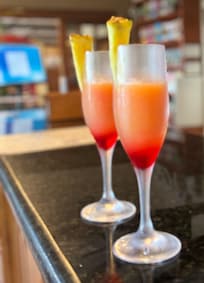 Our (non-alcoholic) welcome drink; delicious!