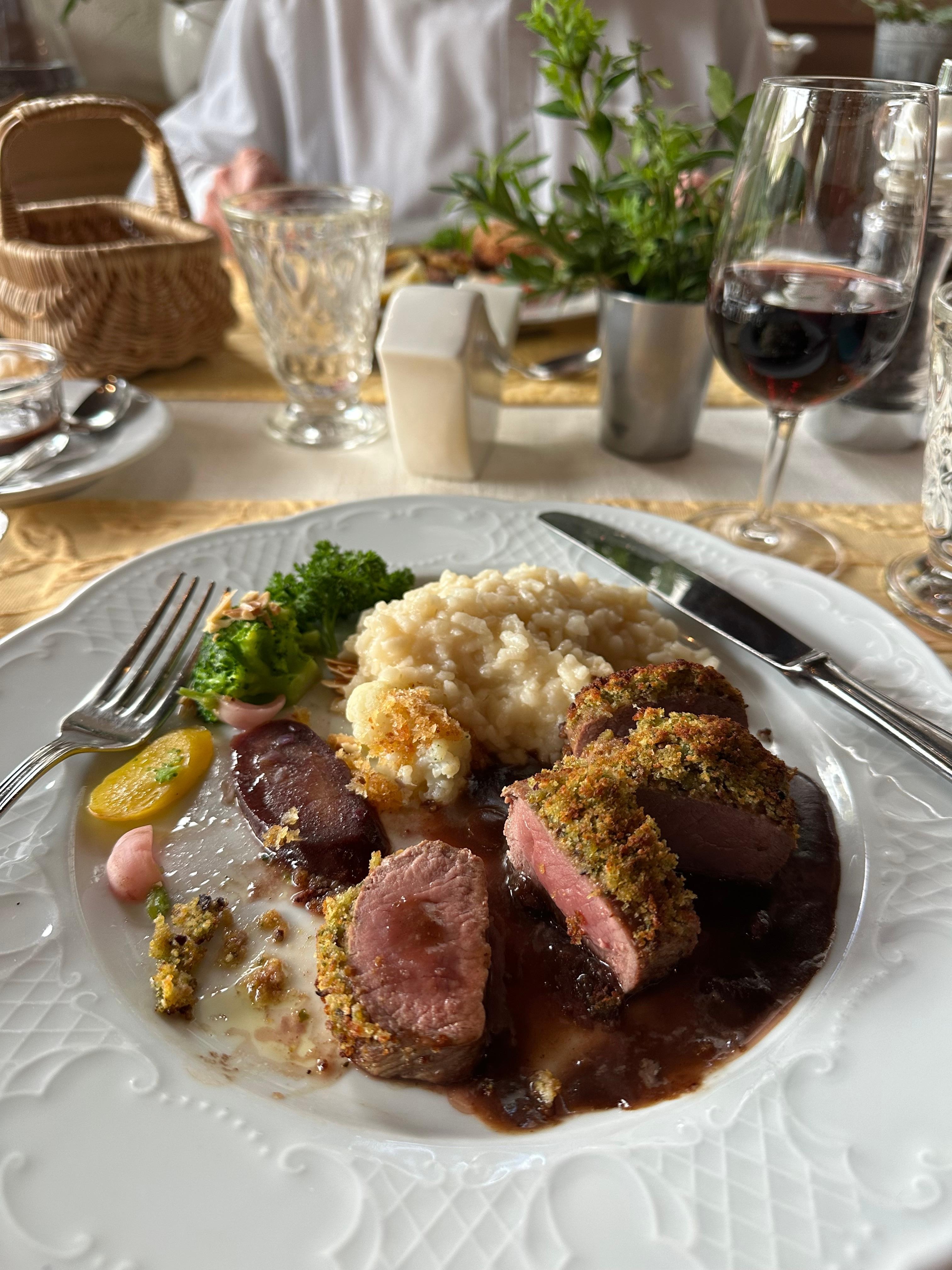 Dinner…delicious Lamb