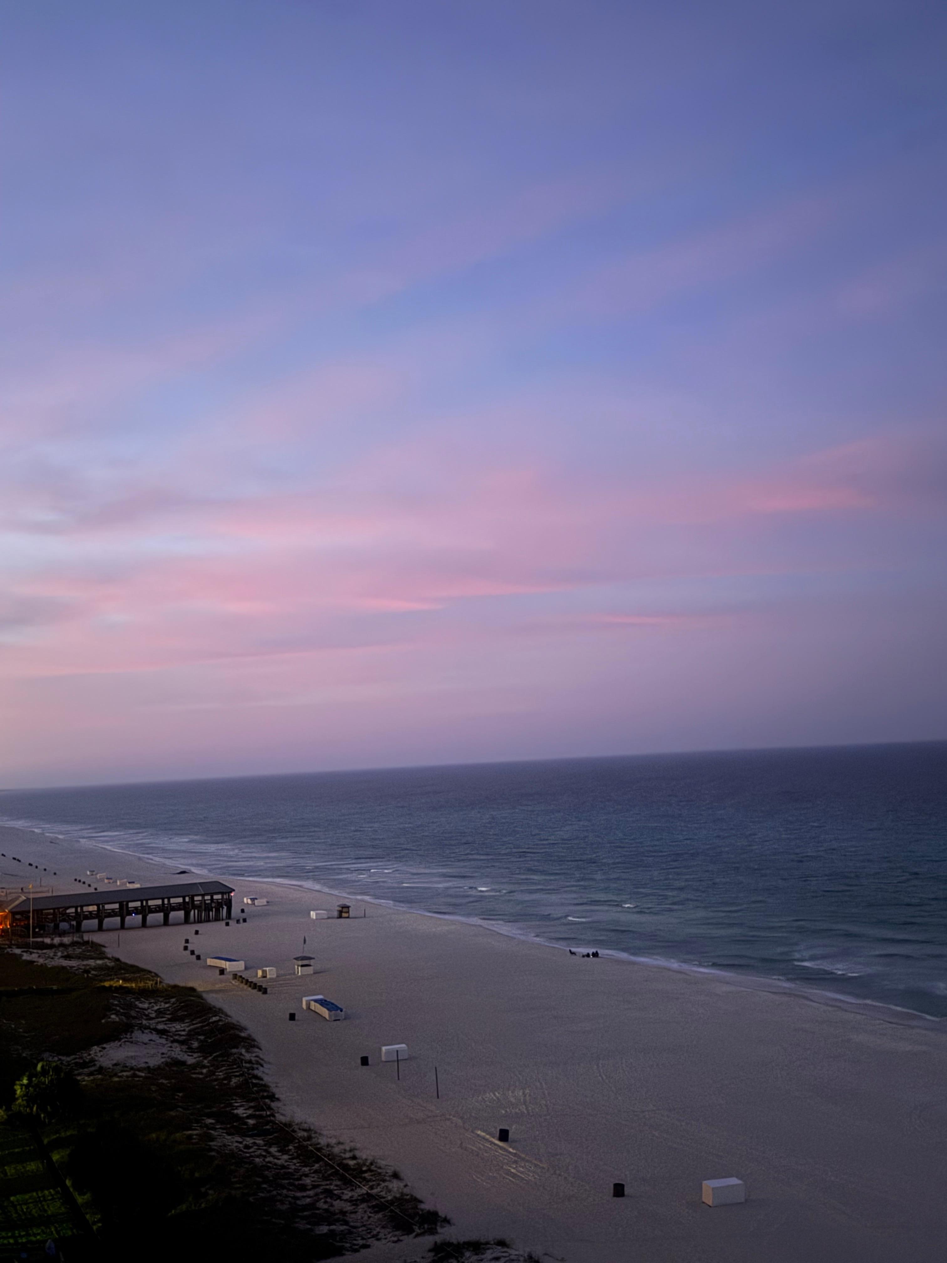 Sunrise from balcony