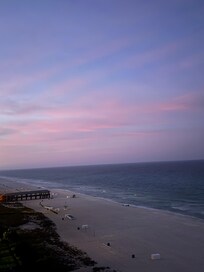 Sunrise from balcony