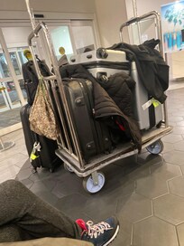 Self Service Luggage Transport - Wagons always available