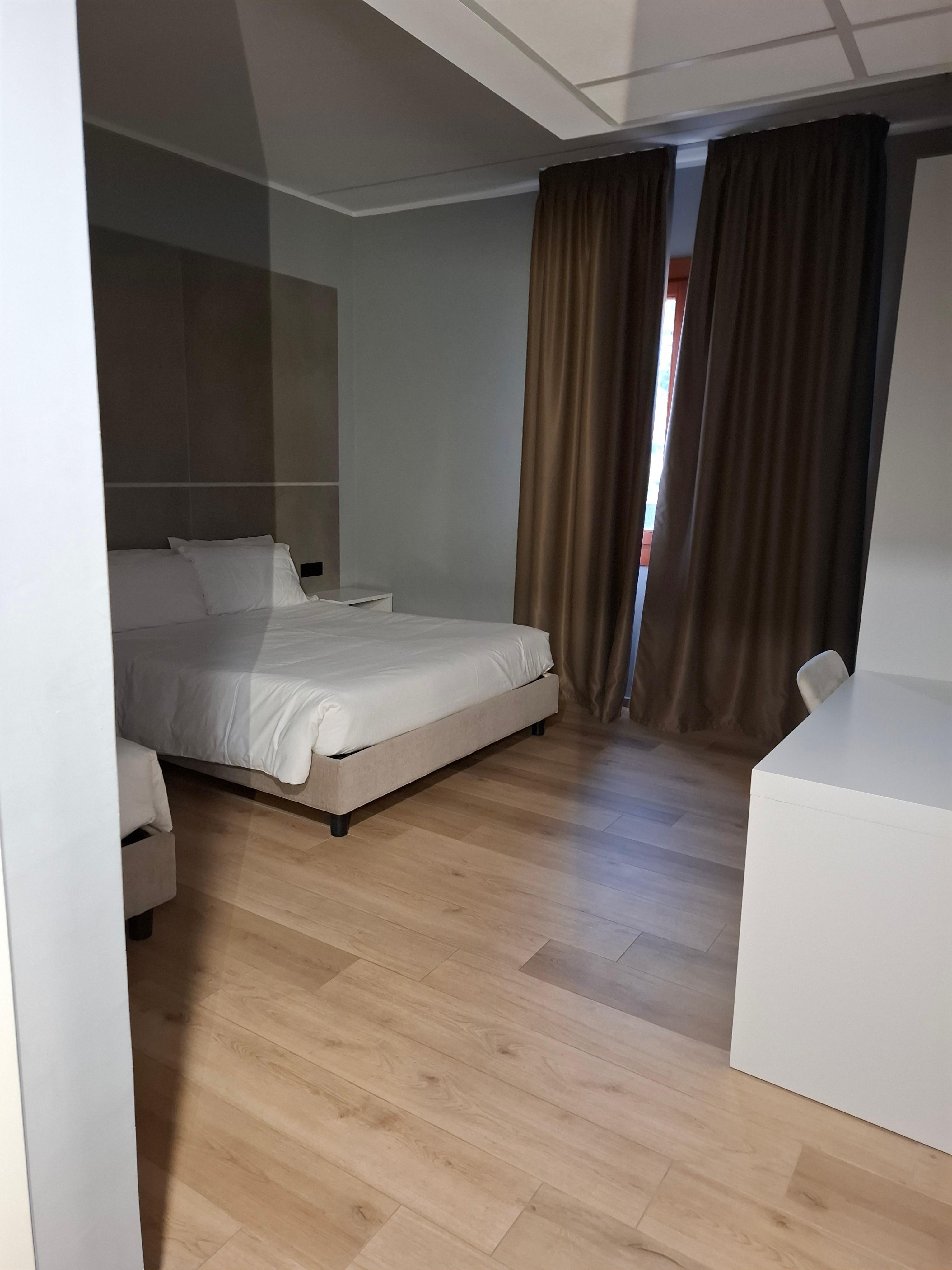 Vista da porta do quarto triplo superior