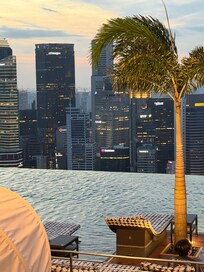 Pool view at Fullerton Bay