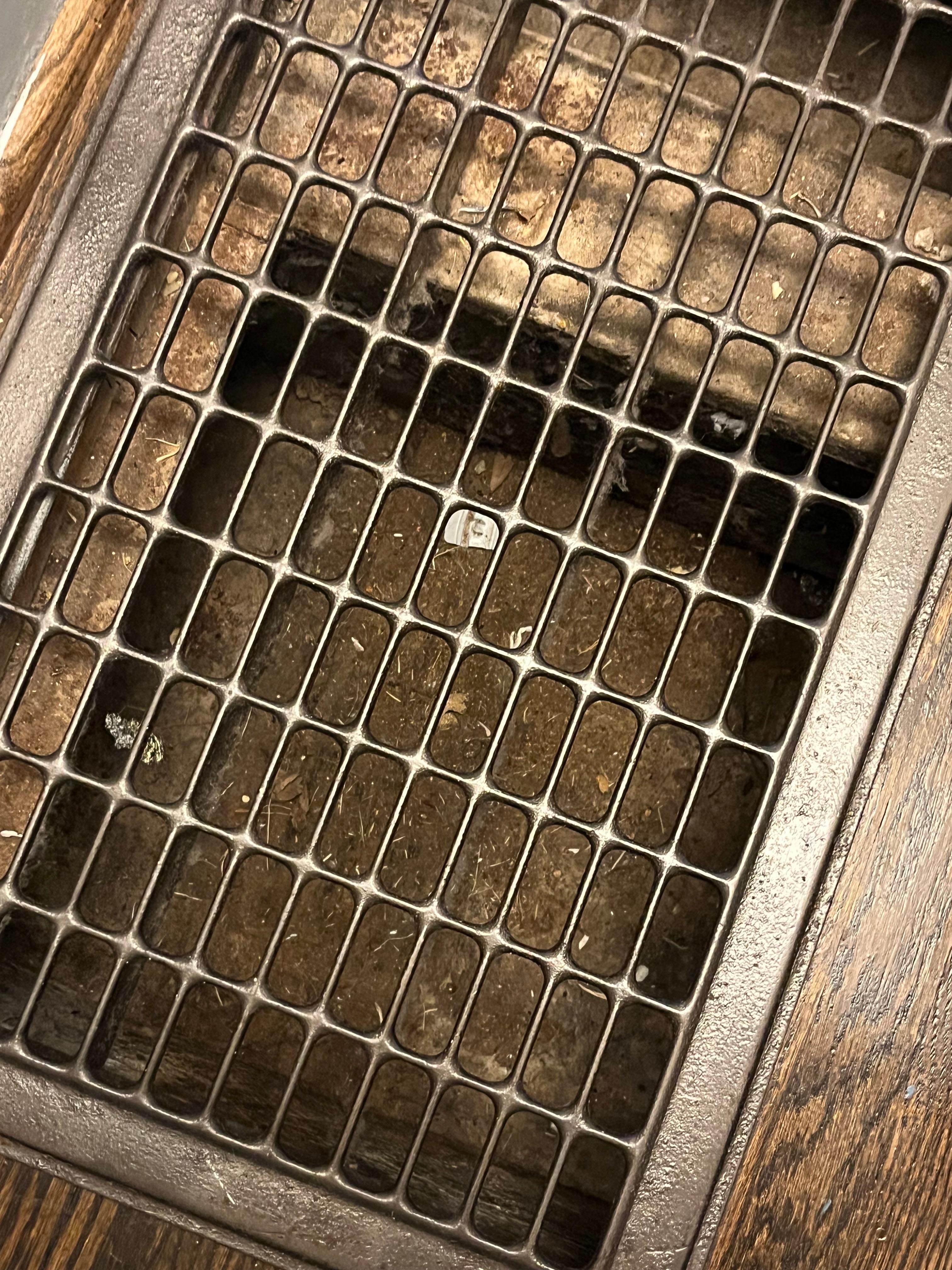 Air vents seem to never be cleaned (all of them were in this same condition)