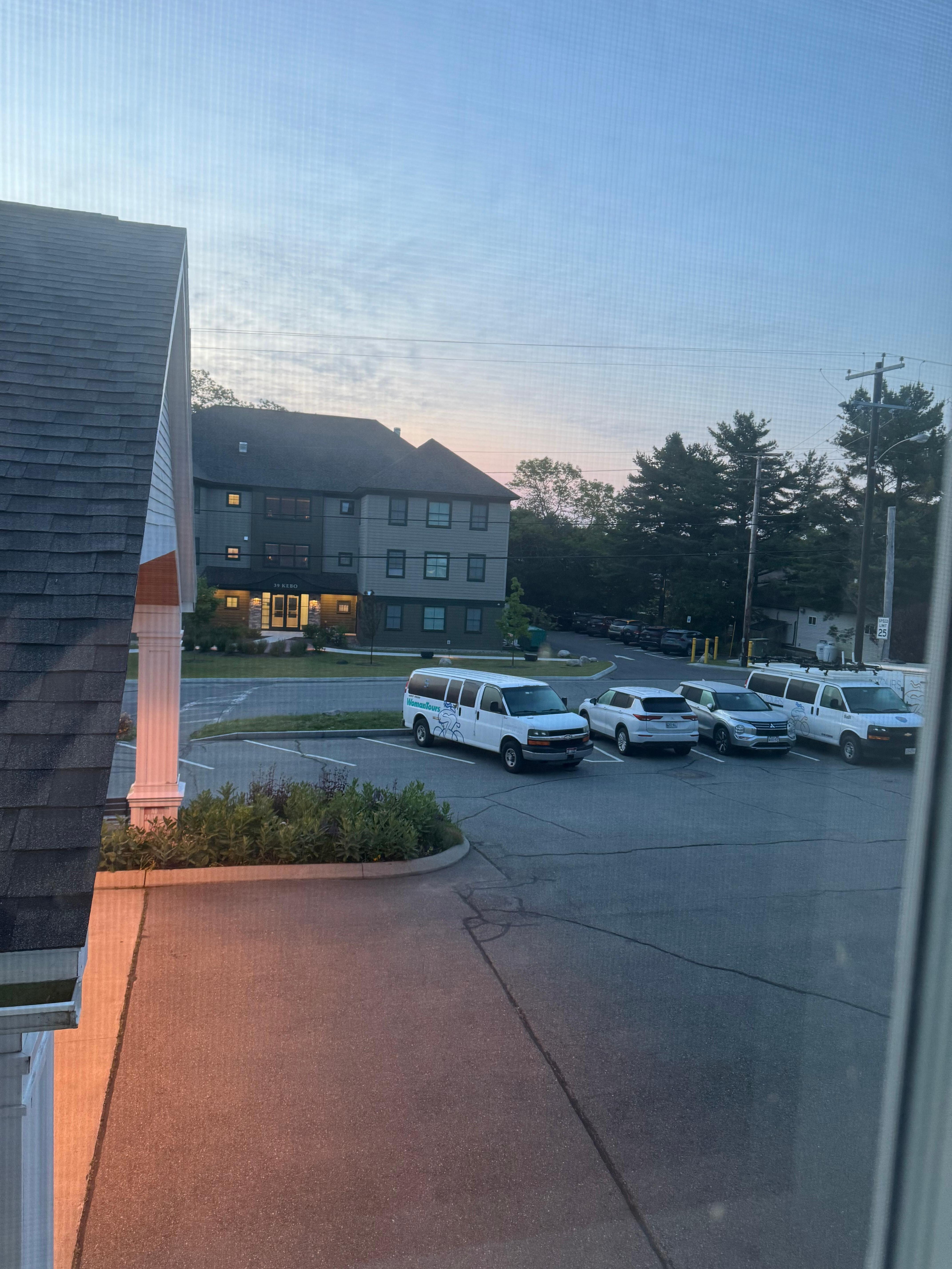 From our window noticing the sun was up at around 4 a.m.