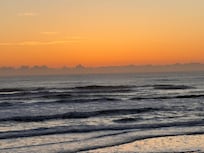 Sunrise view from balcony.