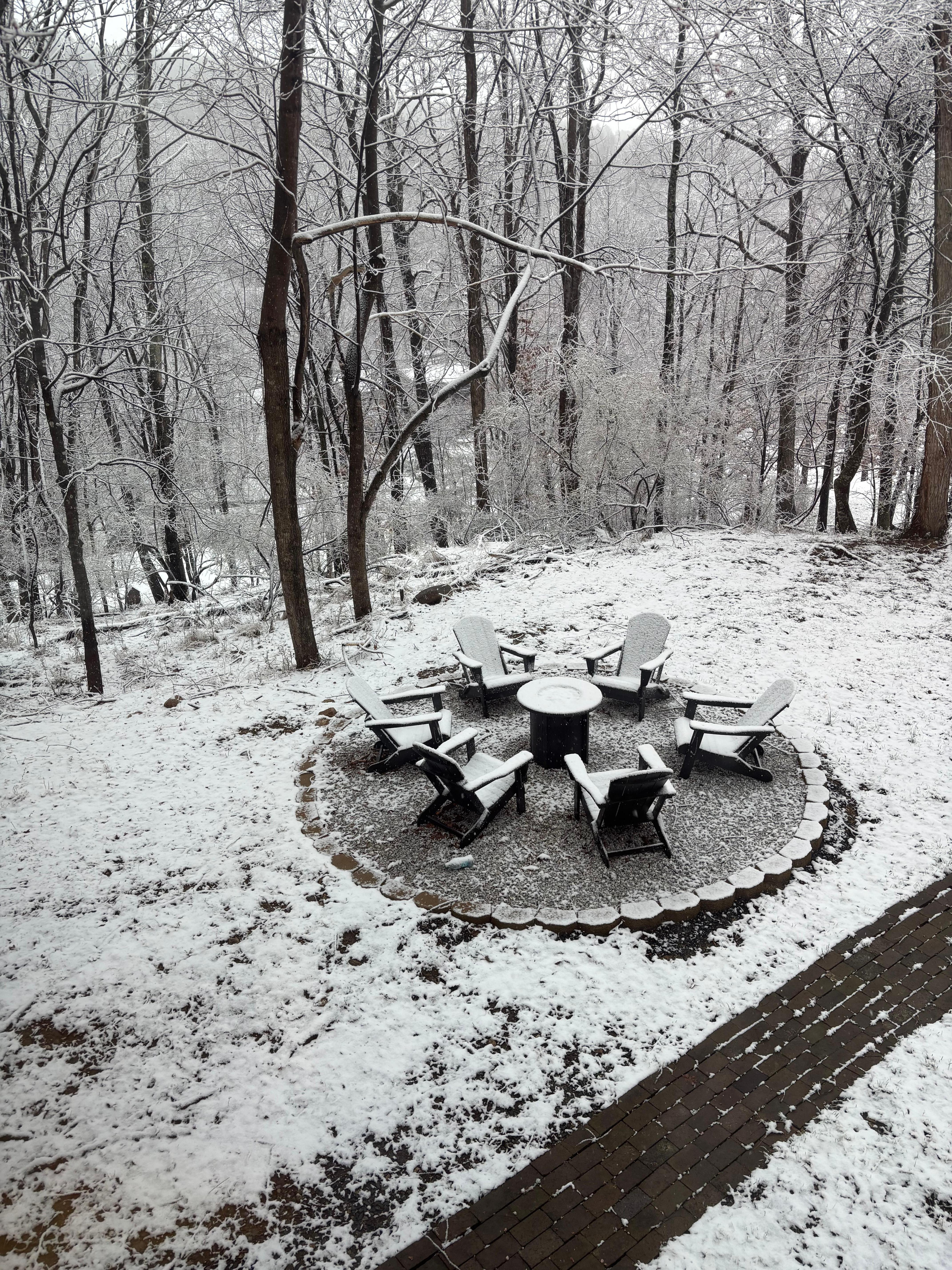 We had a 70* day followed by a day of snow during our 3-night stay.