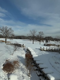 Snow covered course