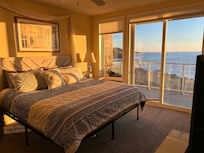Bedroom with a view. Slept with the  window open and listened to the ocean every night.