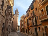 The street of the apartment