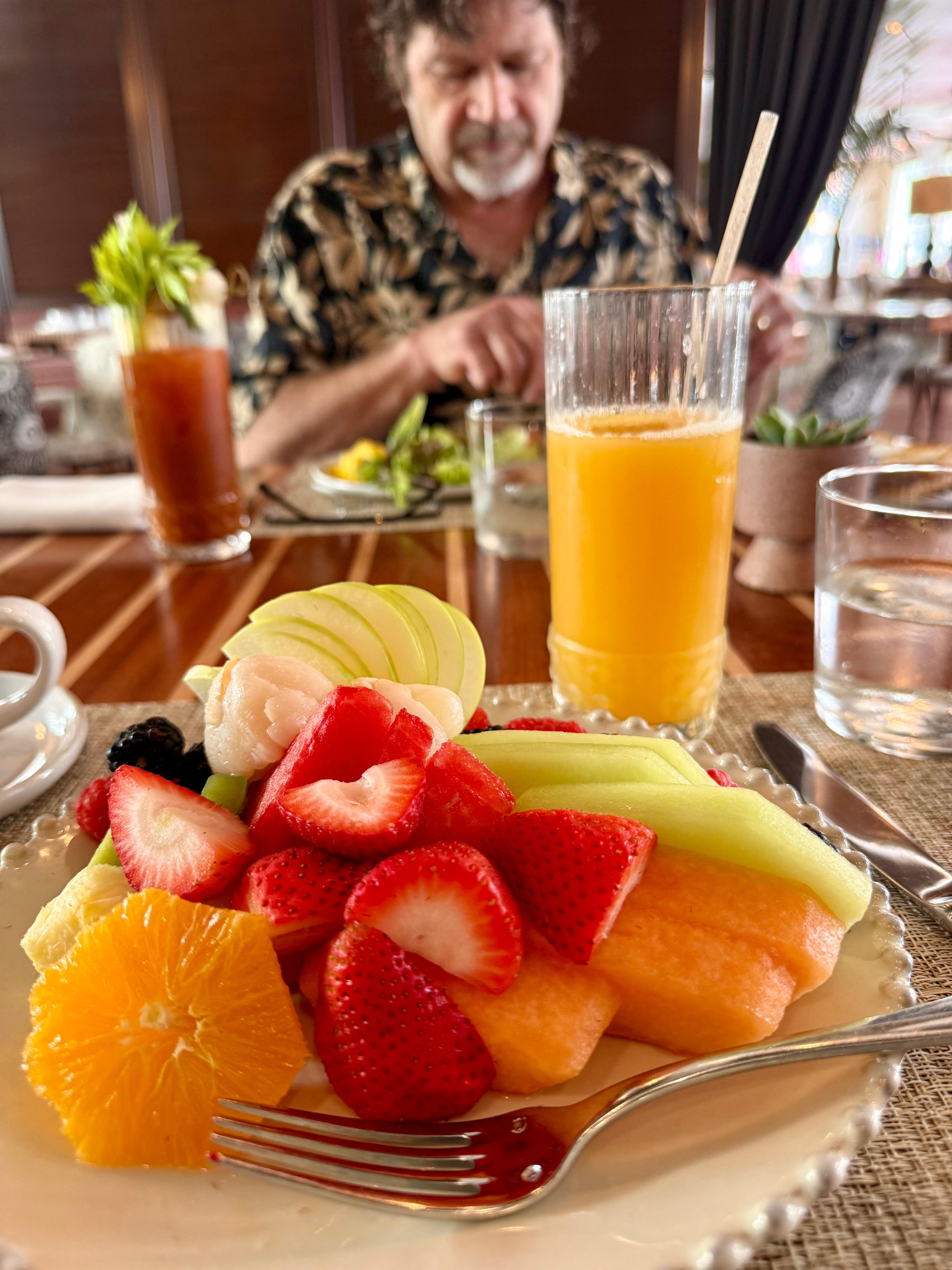 My vegan breakfast. Delicious! 