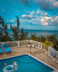 Beautiful rainbow during our stay. Miss it already.