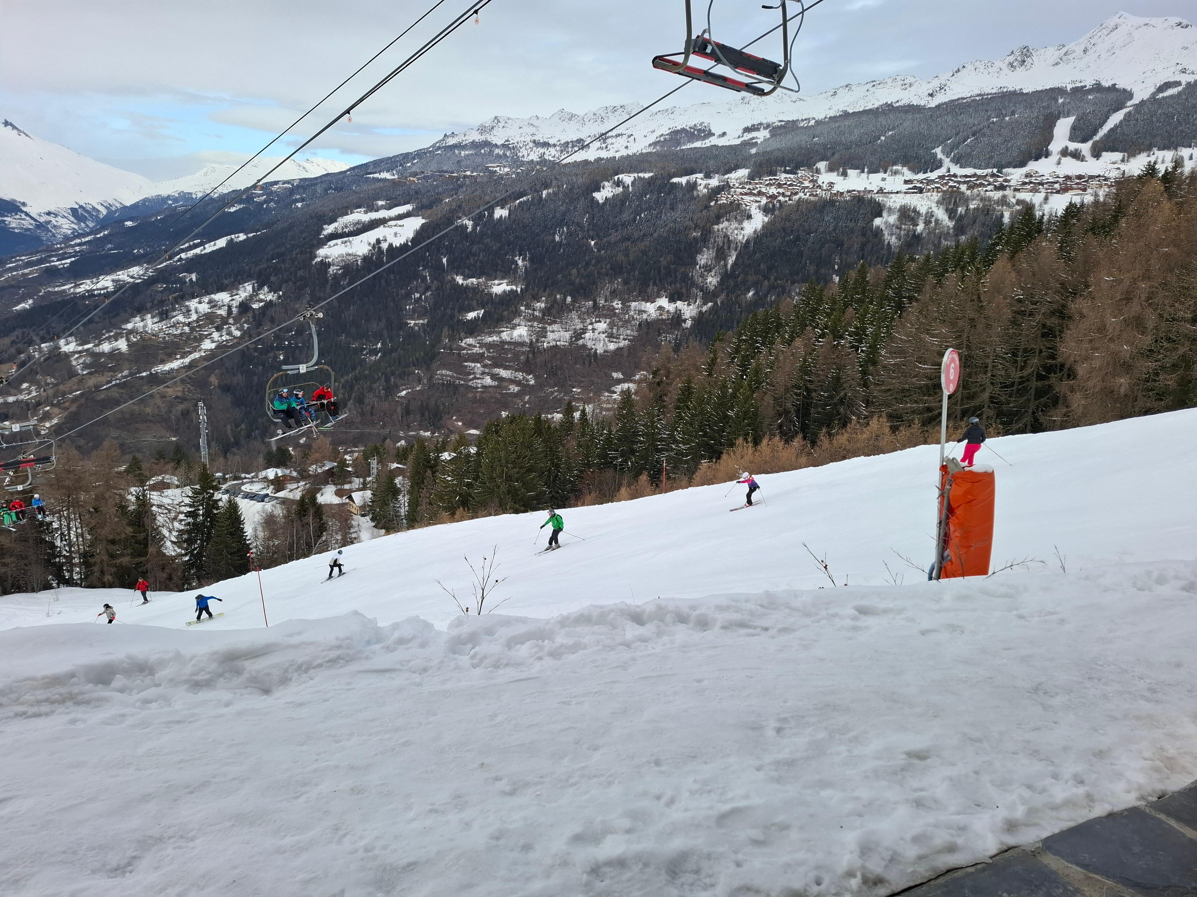 Uitzicht vanaf het appartement