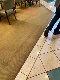 Carpet in the entrance
