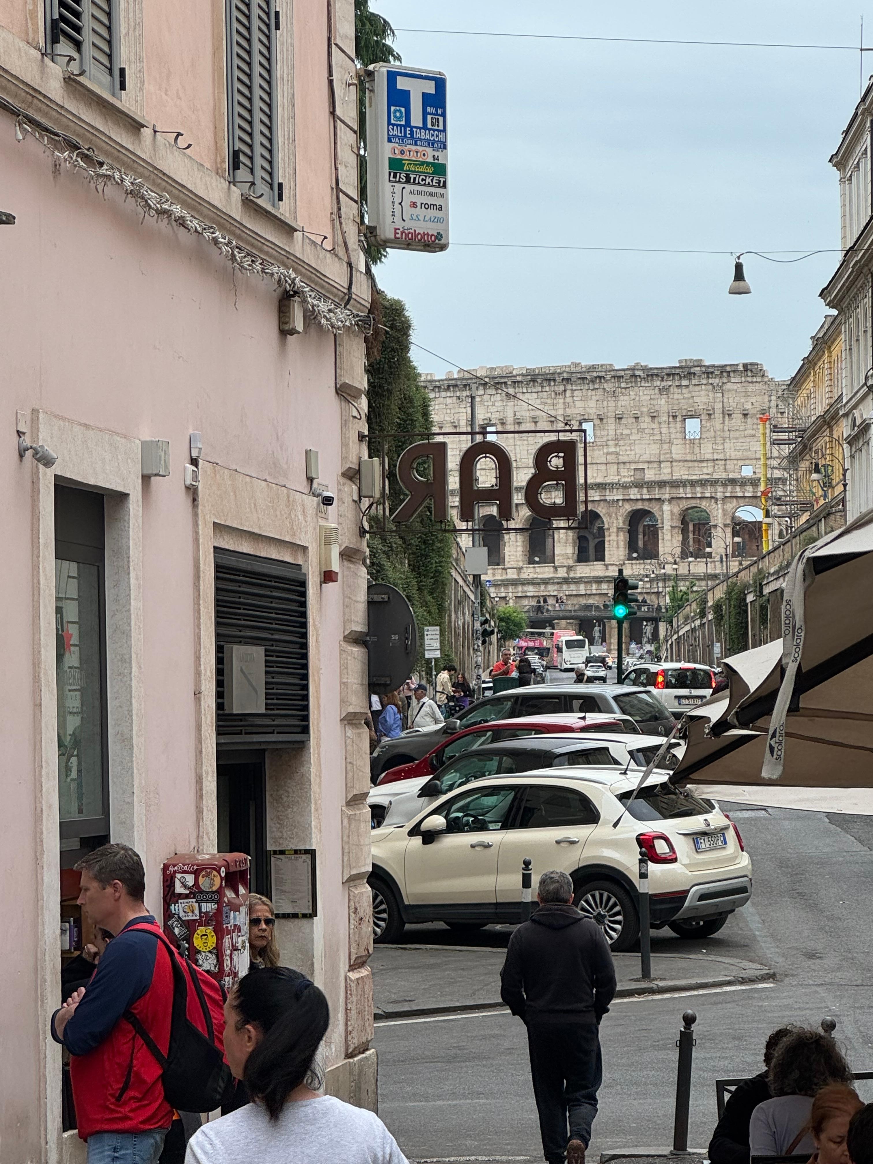 looking left from the front door