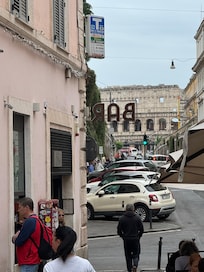 looking left from the front door