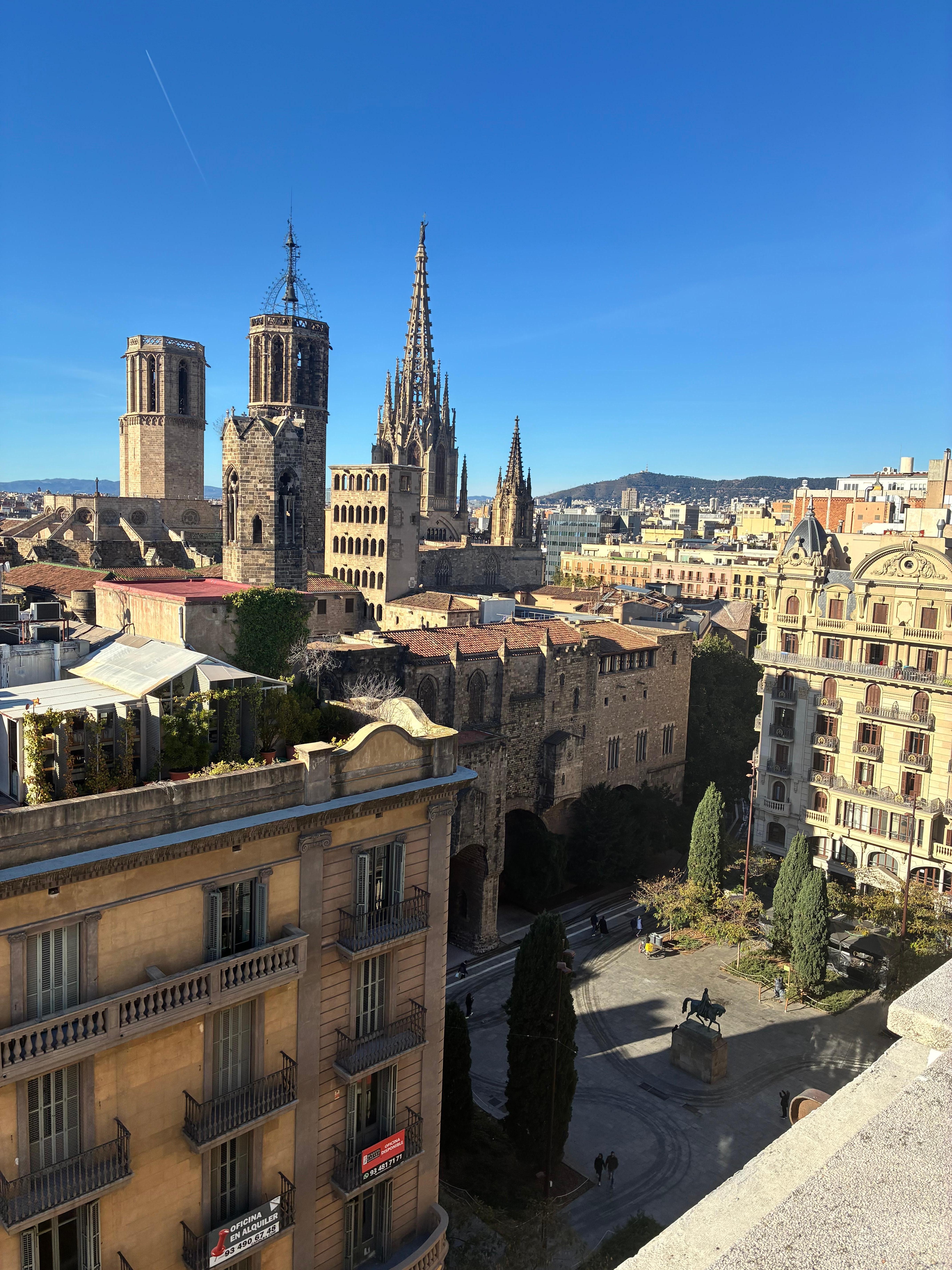 View from the rooftop bar.