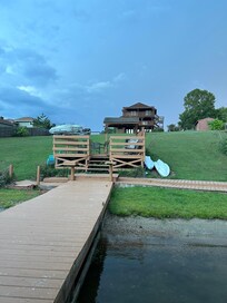 View of house from dock.