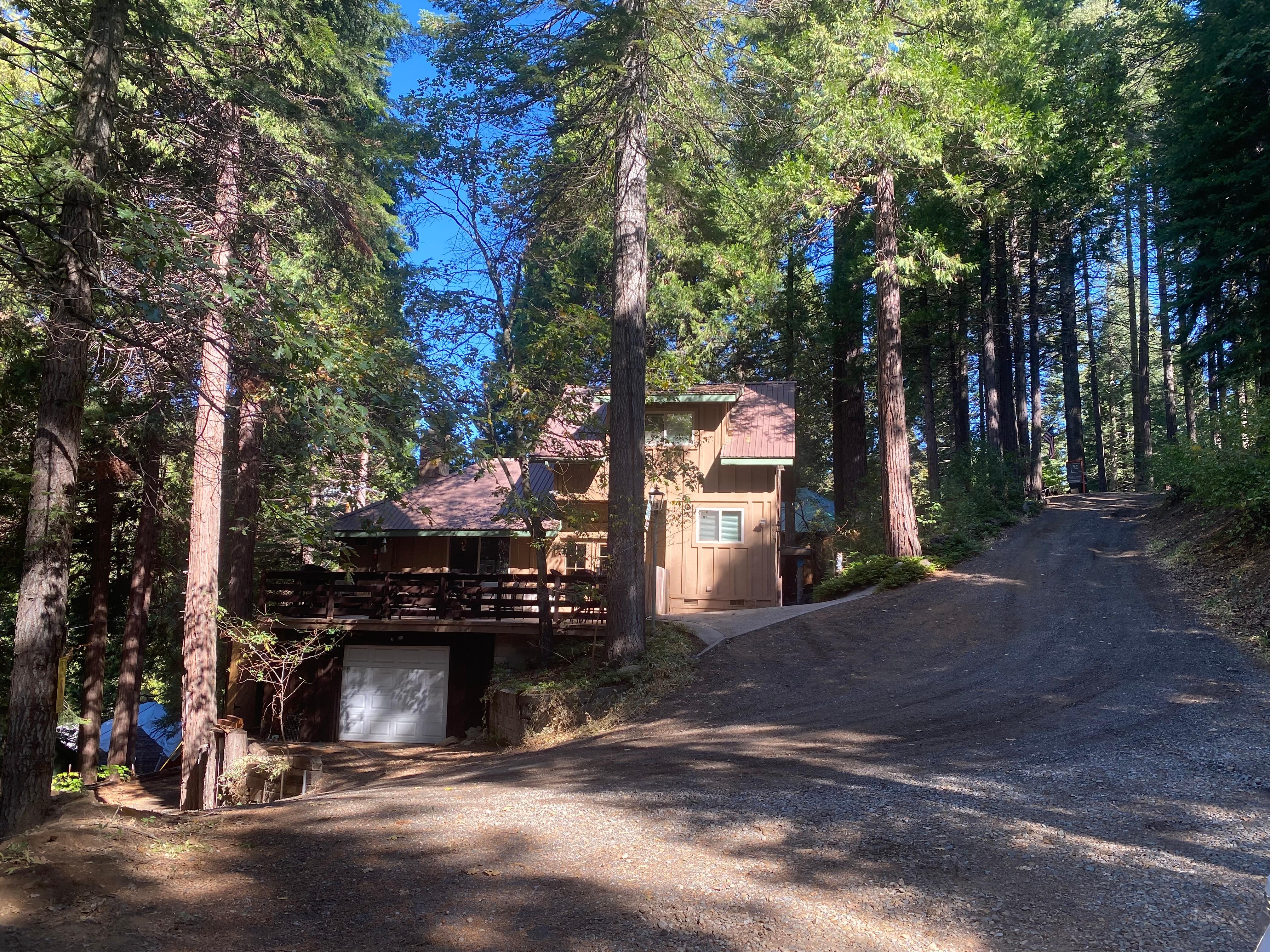 The cabin was not far from the entrance to Yosemite, but traveling those roads takes longer than normal. 