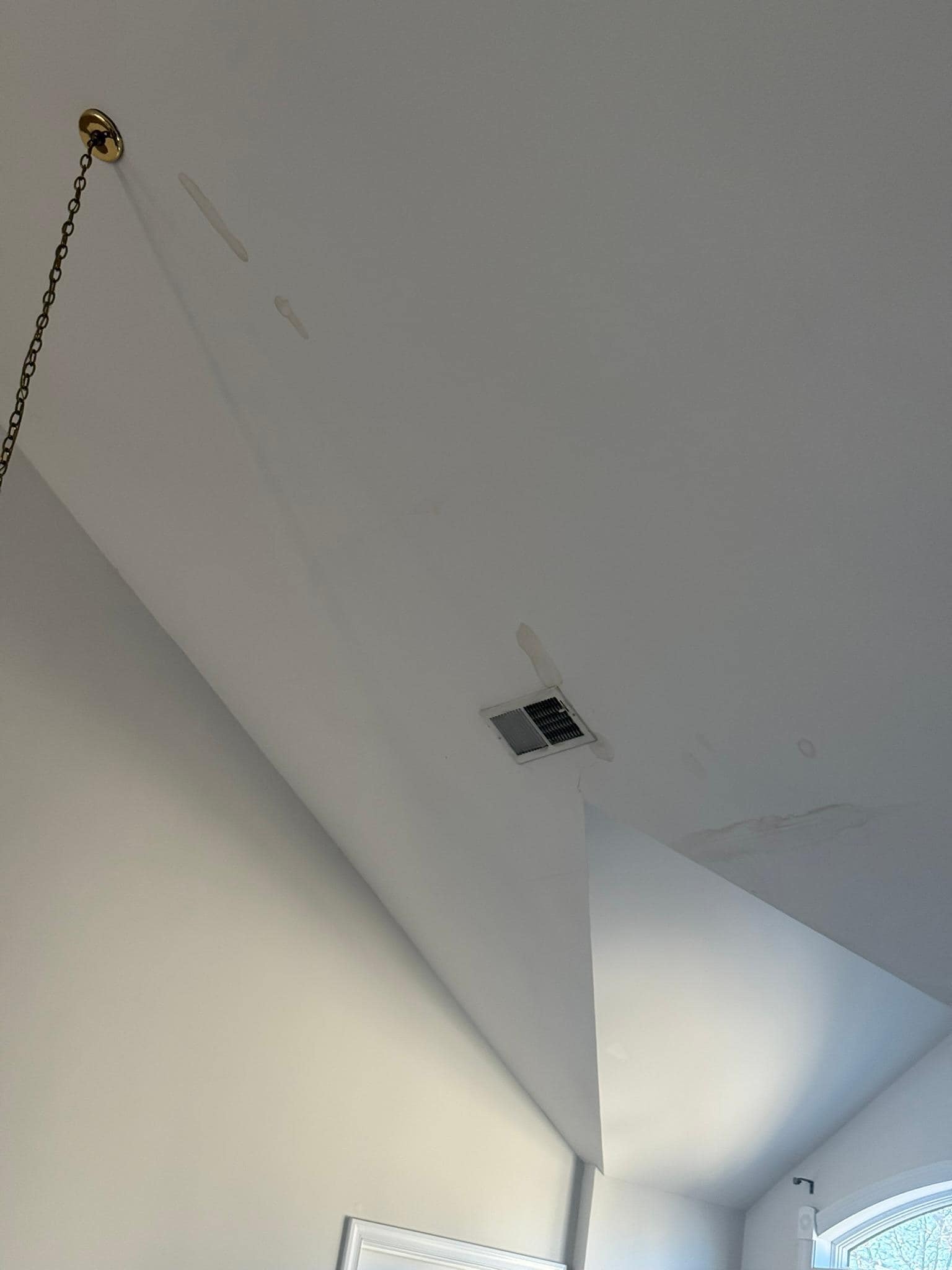 Discoloration from water intrusion