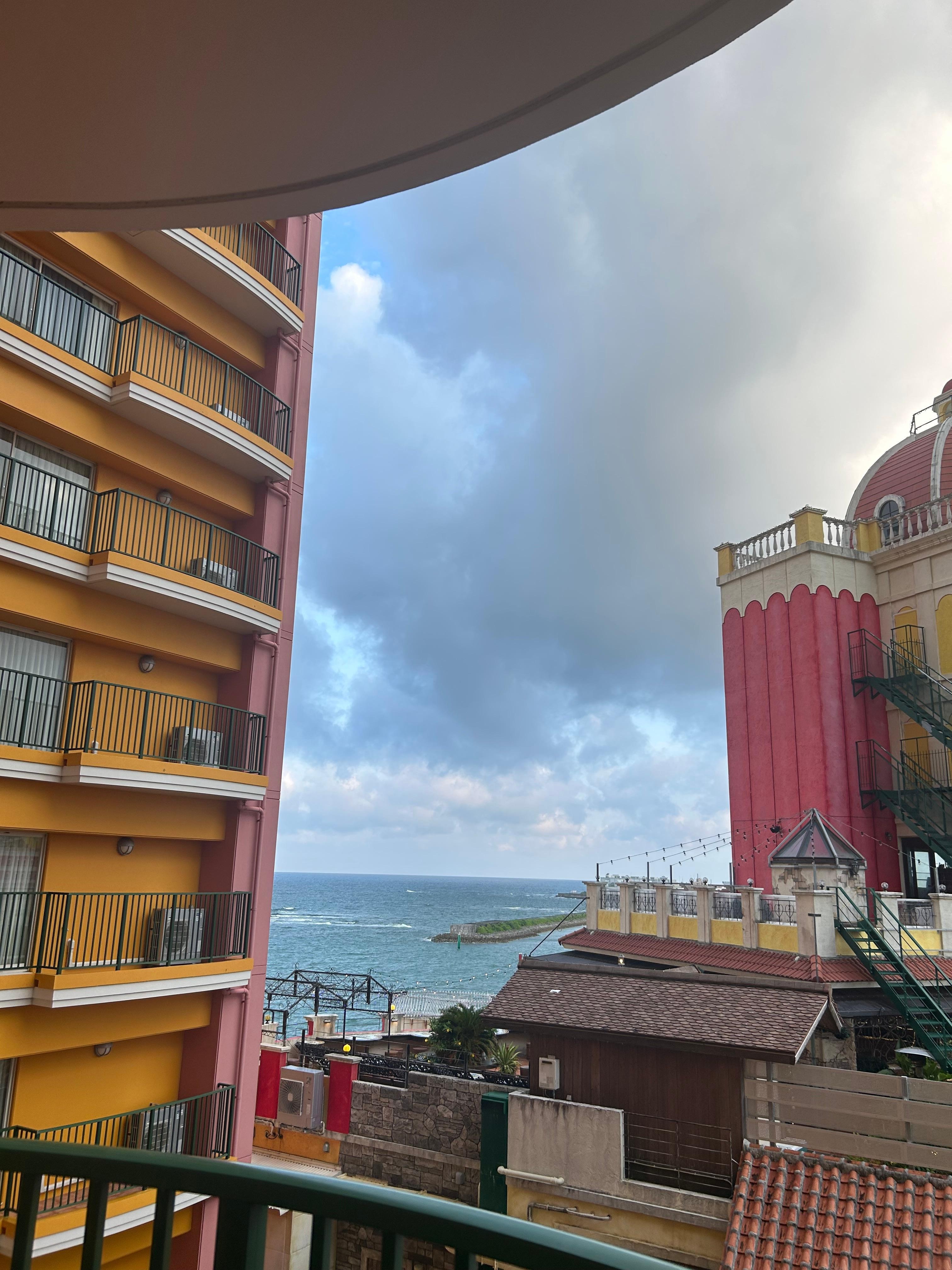 海も少し見えた