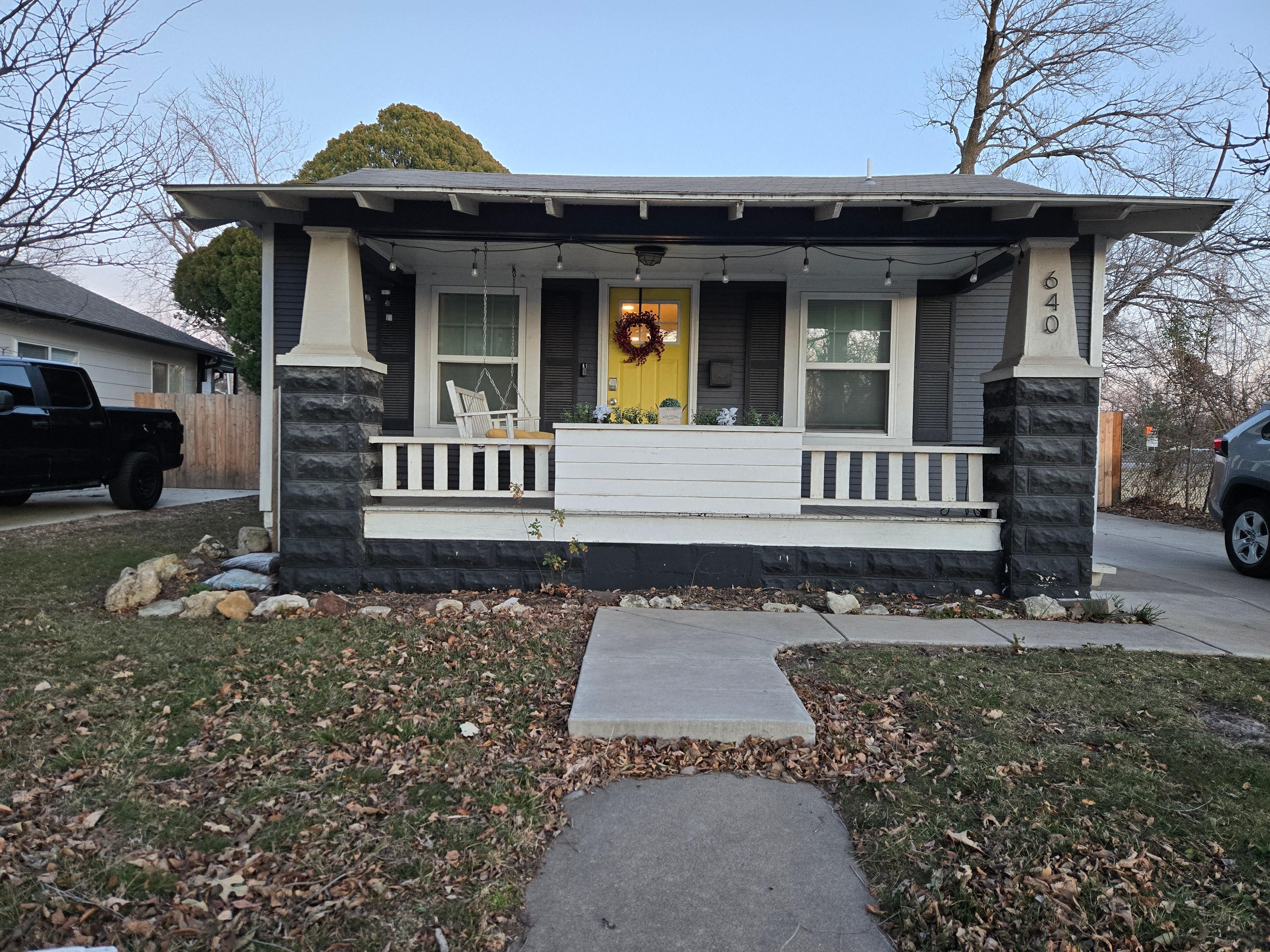 The house is very vintage and cute. 