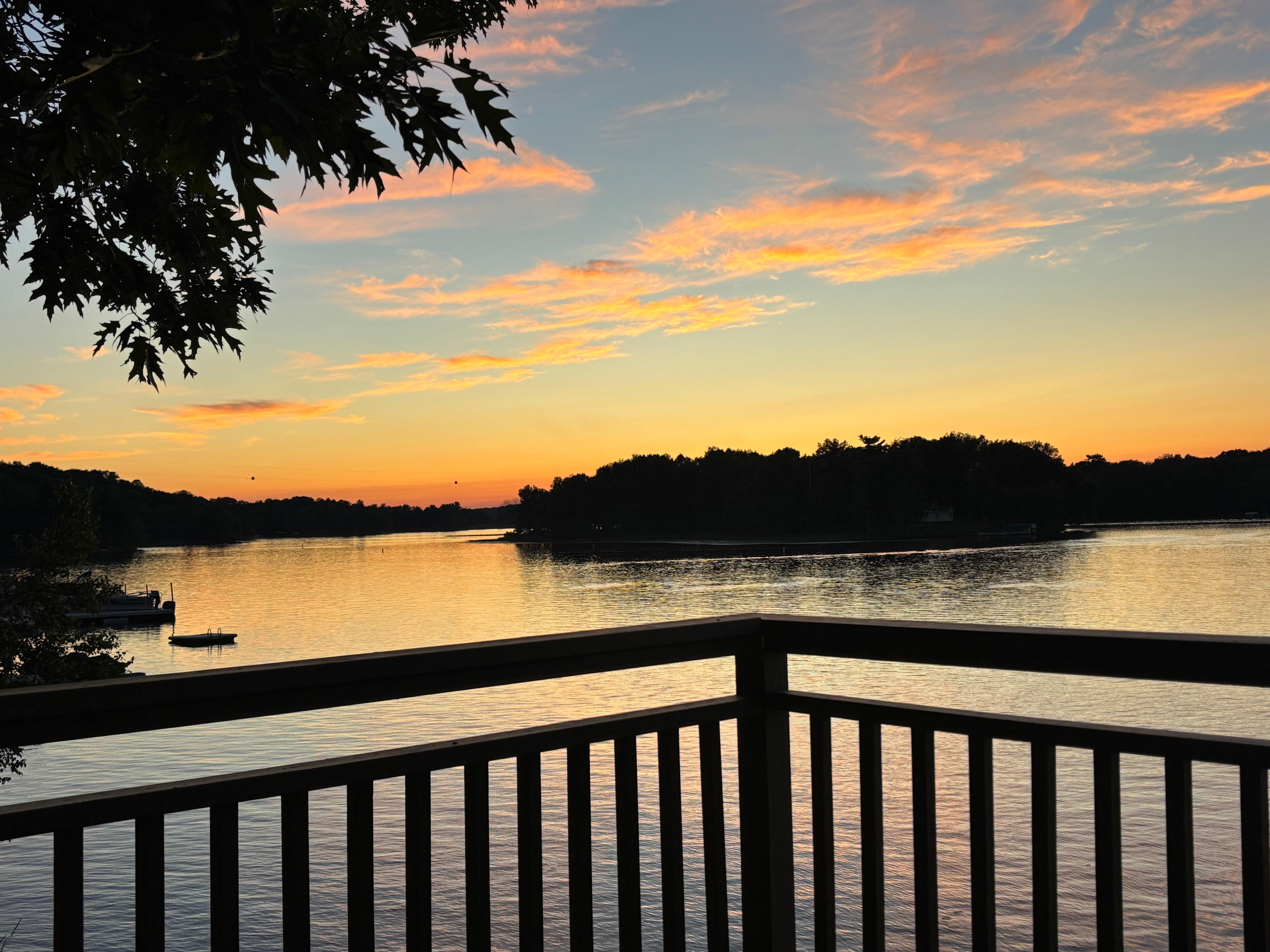 First night sunset!