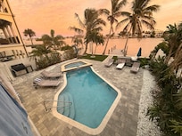 The back yard oasis was the best!