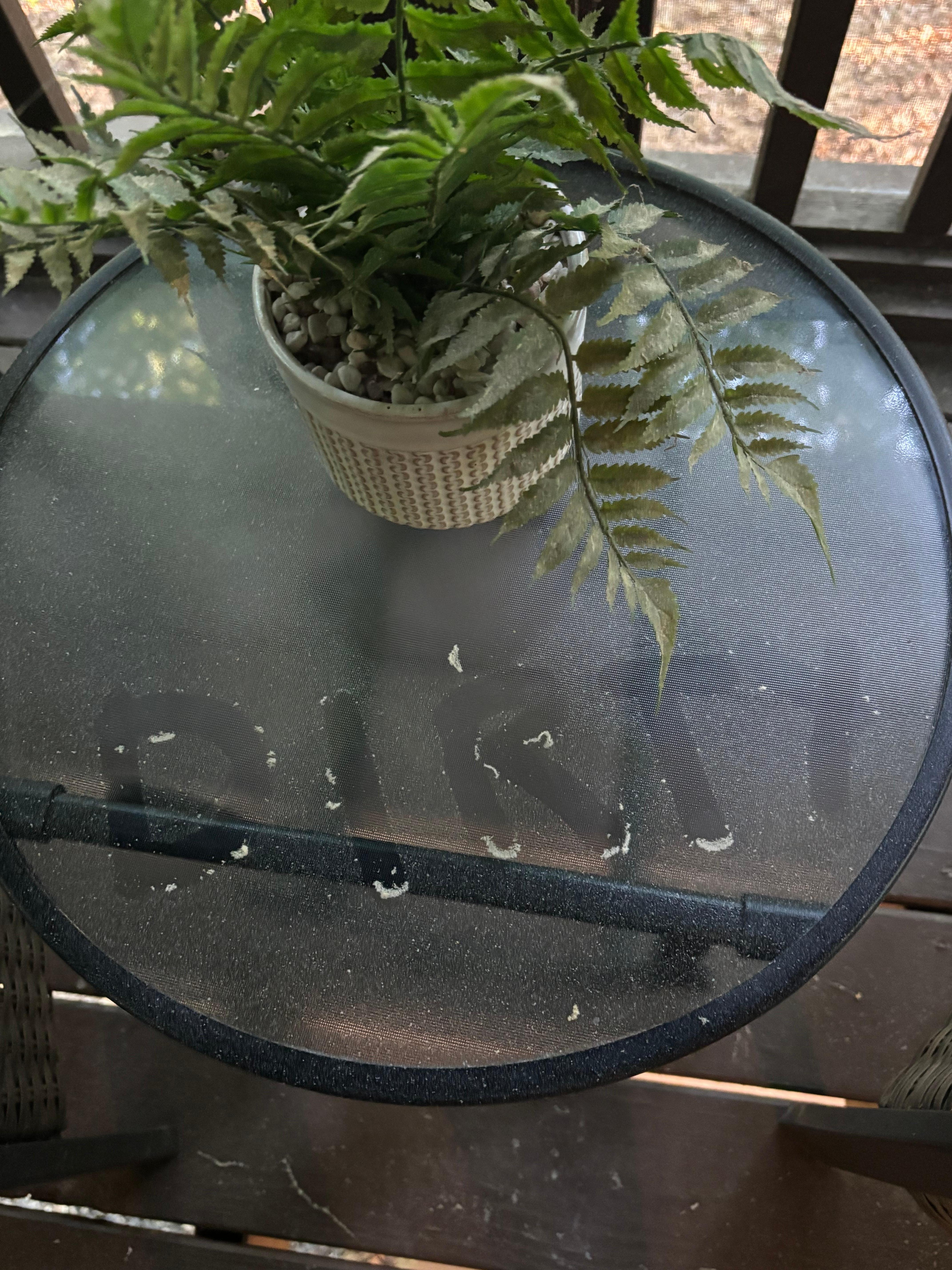 Filthy table